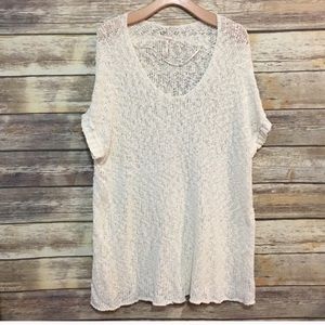 Free People Ivory Tunic Sweater